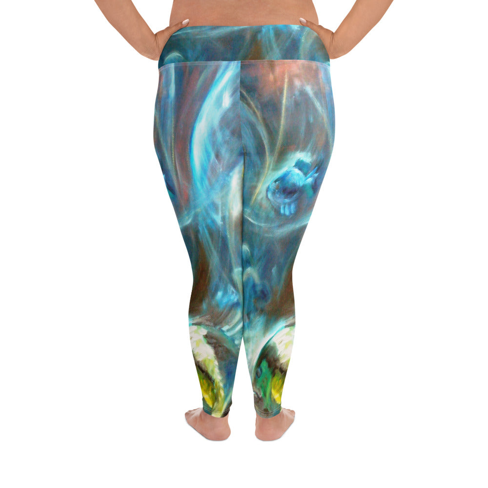 "Under the sea" Plus Size Leggings