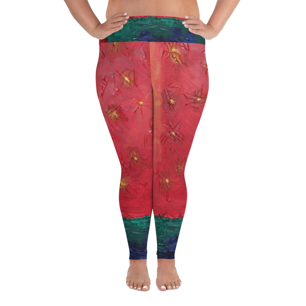 "Beautiful day"  Plus Size Leggings