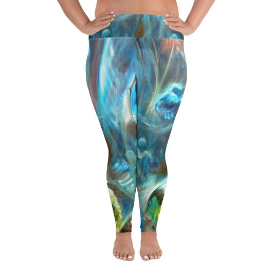 "Under the sea" Plus Size Leggings