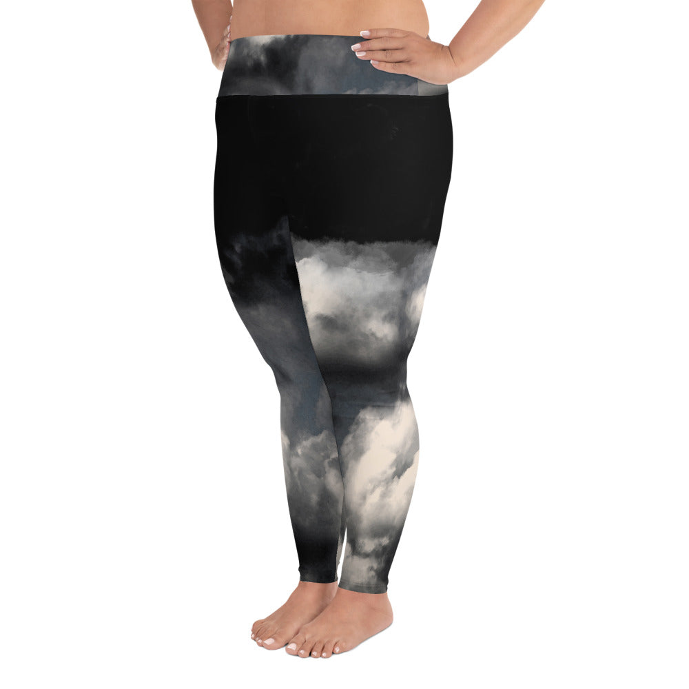 "Sky is the limit" All-Over Print Plus Size Leggings