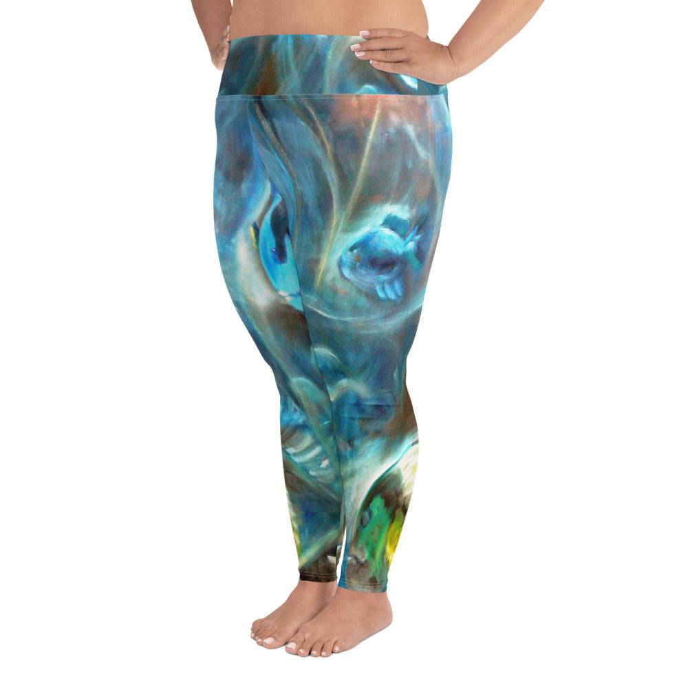 "Under the sea" Plus Size Leggings