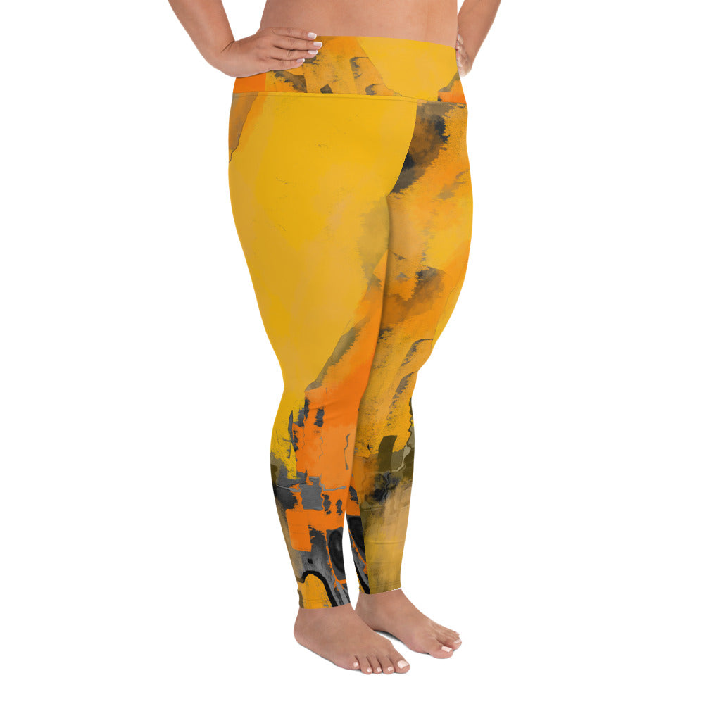 "I am the sun" All-Over Print Plus Size Leggings