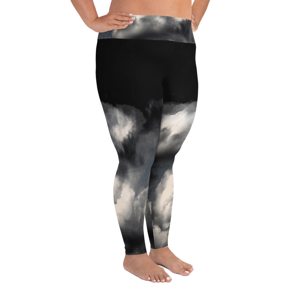 "Sky is the limit" All-Over Print Plus Size Leggings