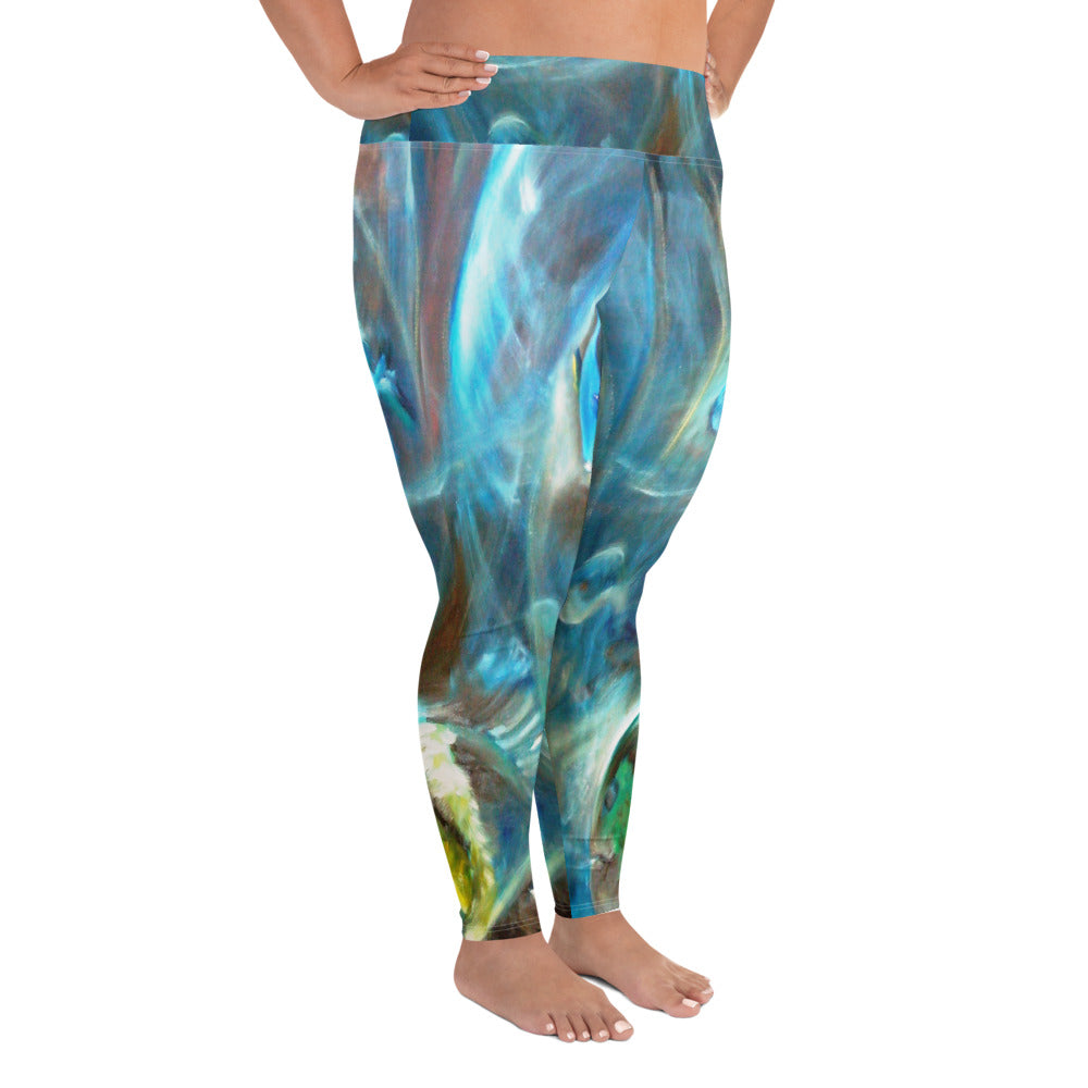 "Under the sea" Plus Size Leggings