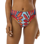 "He loves me he loves me not" Recycled high-waisted bikini bottom