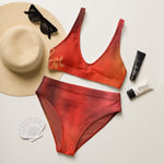 "Glowing" Recycled high-waisted bikini