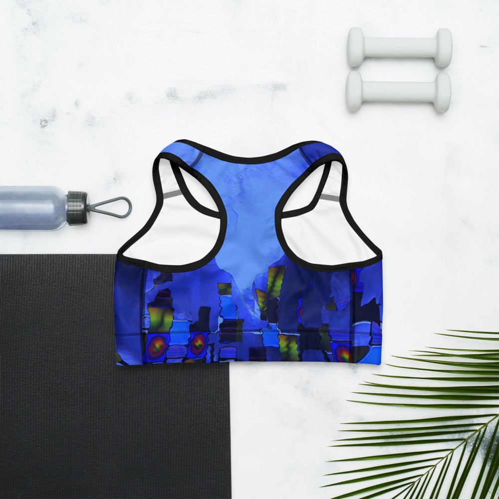 "Beneath the walls" Sports bra