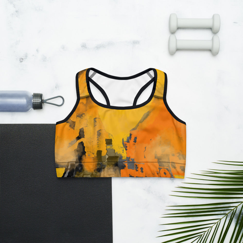 "I am the sun" Sports bra