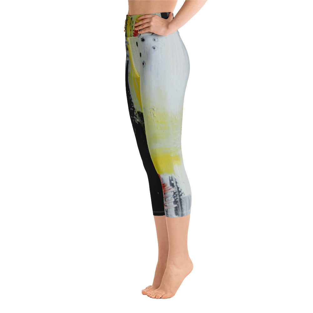 "Freedom" High Waist  Capri Leggings