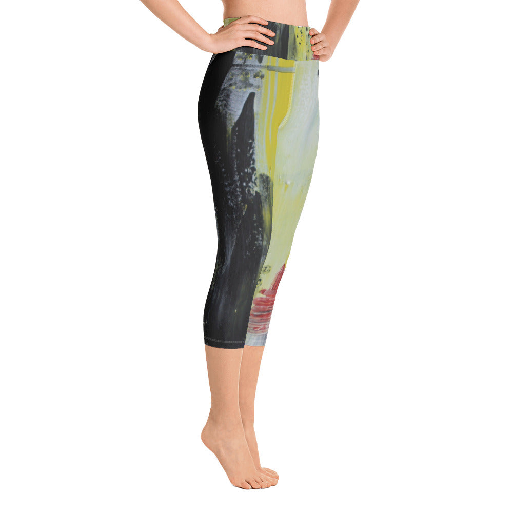 "Freedom" High Waist  Capri Leggings