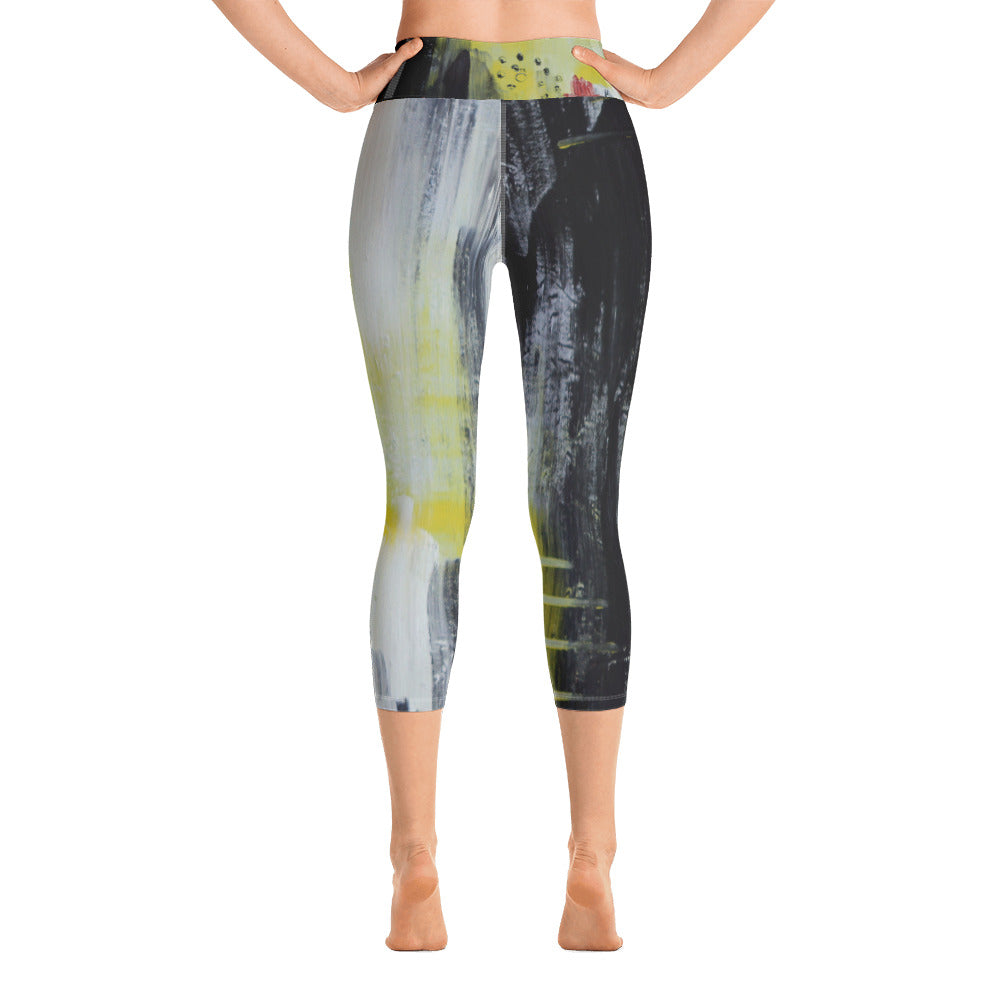 "Freedom" High Waist  Capri Leggings