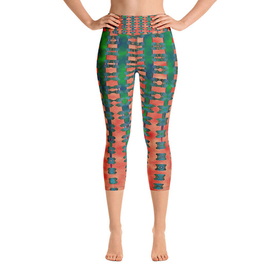 "Choices" High Waist Capri Leggings