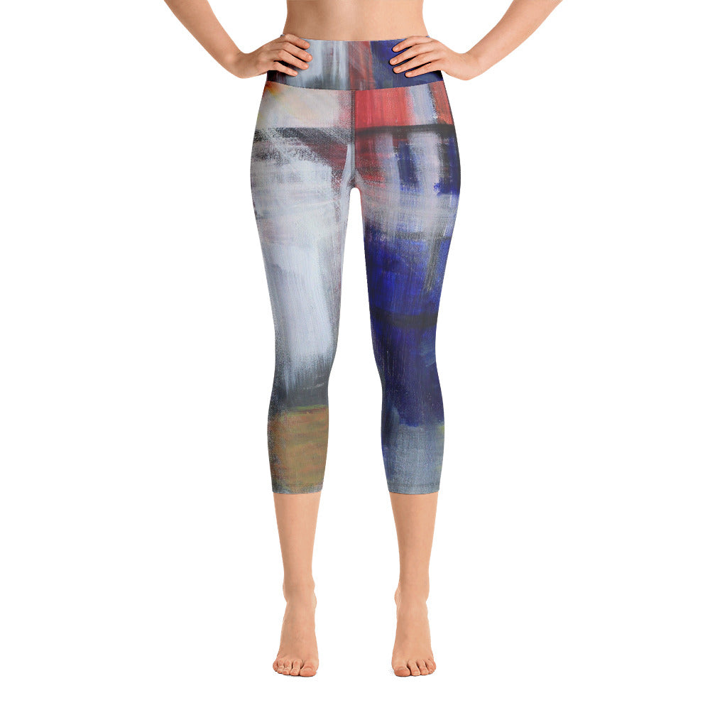 "Begging" High Waist Capri Leggings