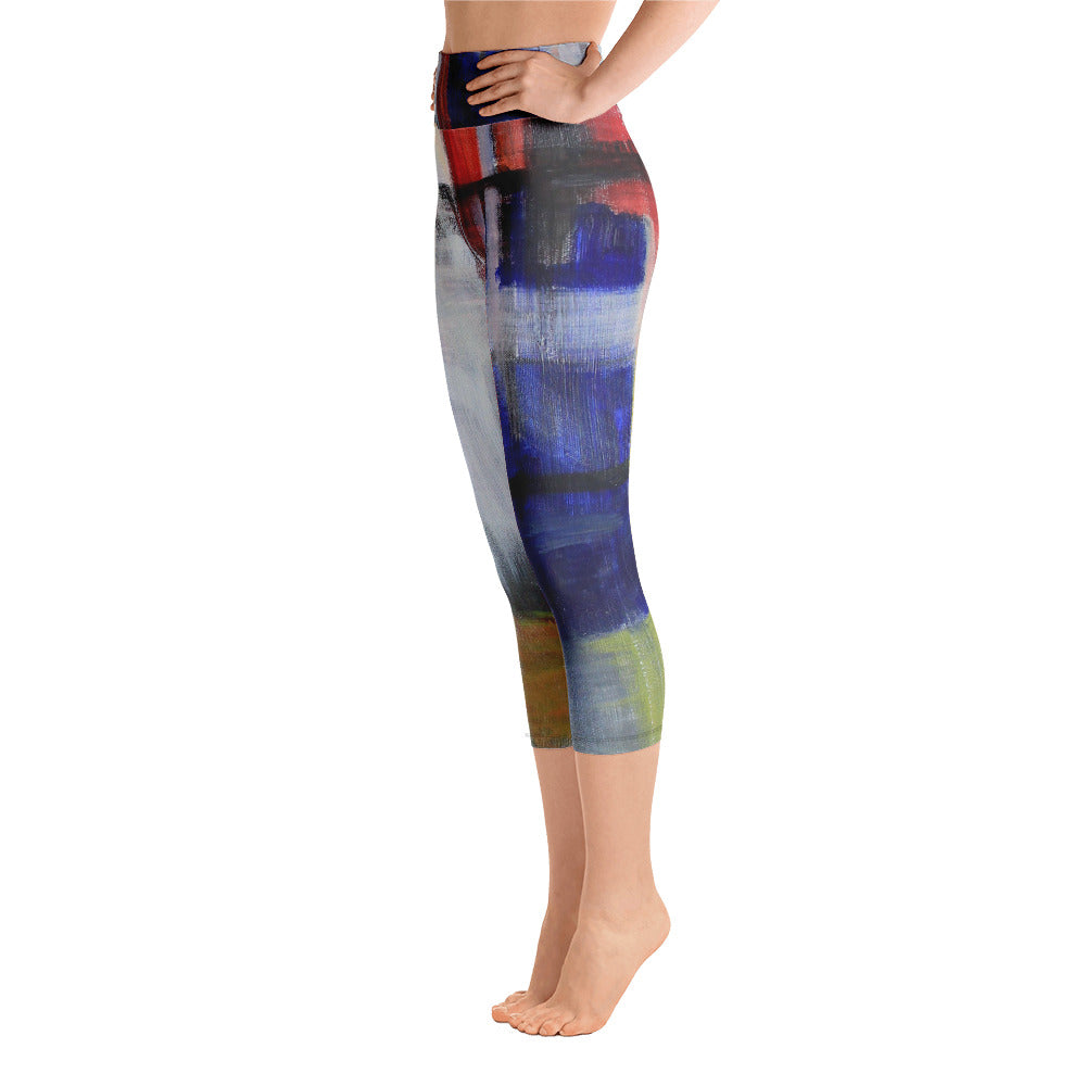 "Begging" High Waist Capri Leggings