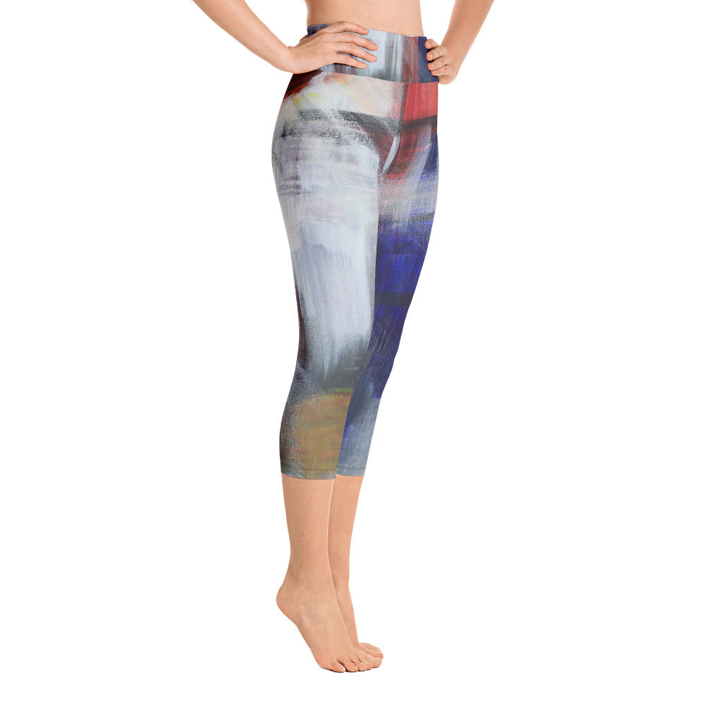 "Begging" High Waist Capri Leggings