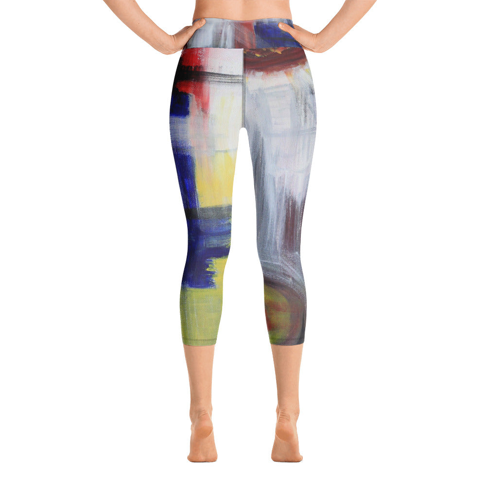 "Begging" High Waist Capri Leggings