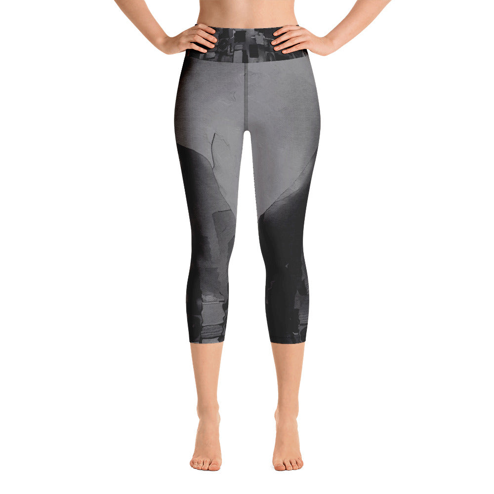 "Escape" High Waist Capri Leggings