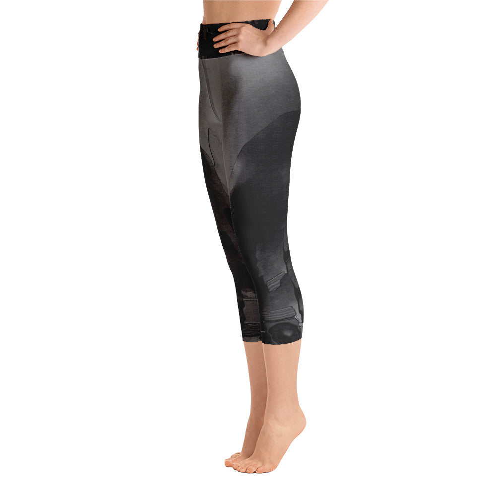 "Escape" High Waist Capri Leggings