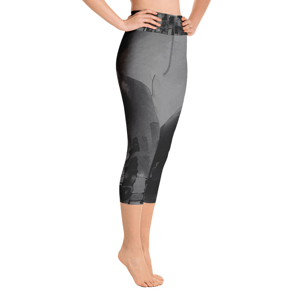 "Escape" High Waist Capri Leggings