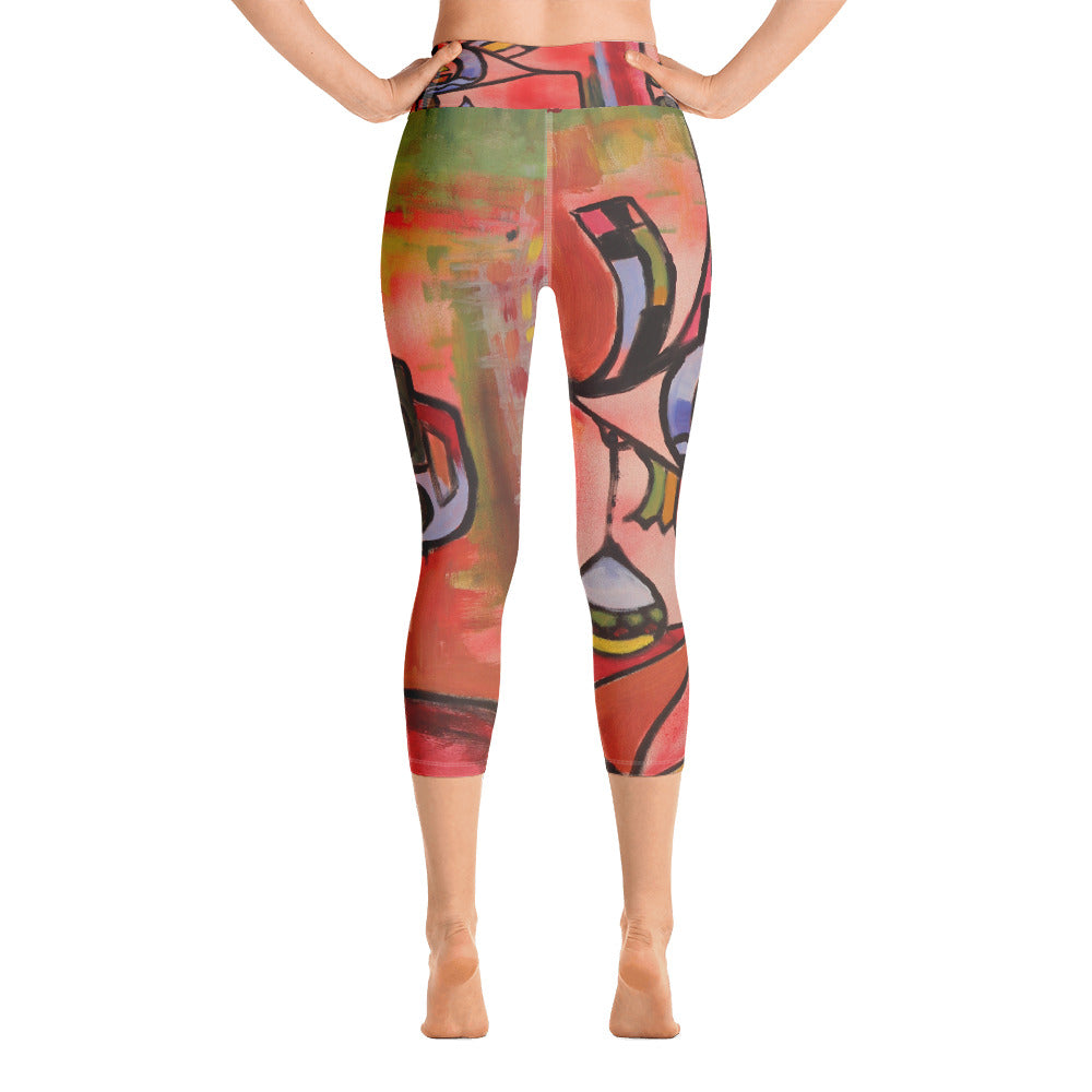 "Sensation" High Waist  Capri Leggings