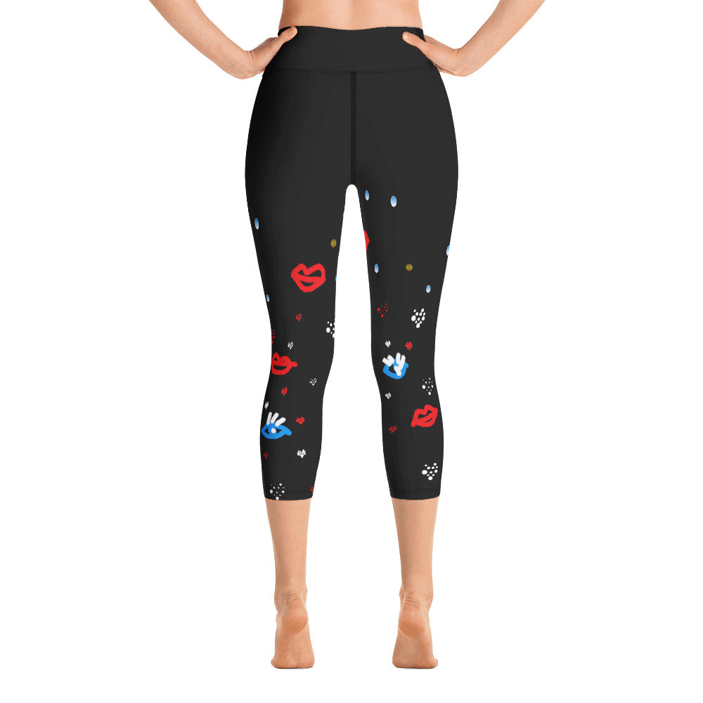 "Joy" High Waist  Capri Leggings