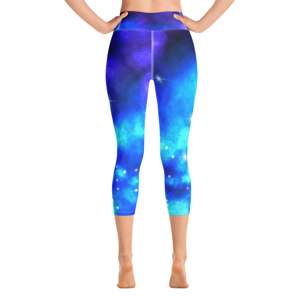 "You are magic" High Waist Capri Leggings