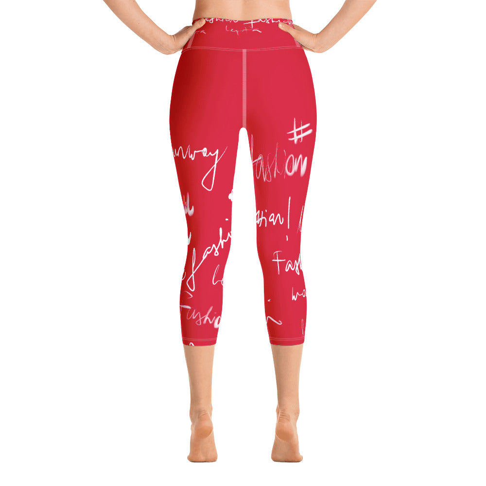 "Runway" Yoga Capri Leggings