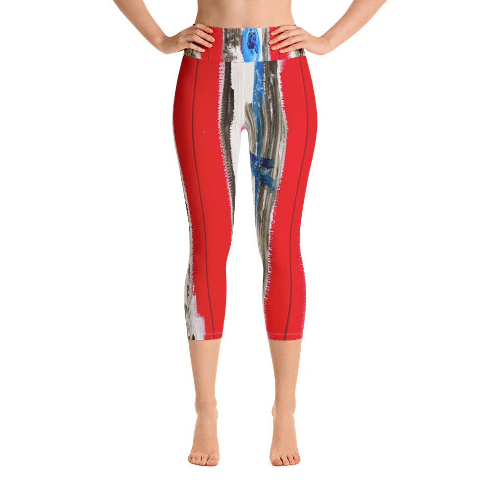 "What you see is what you get" High waist  Capri Leggings