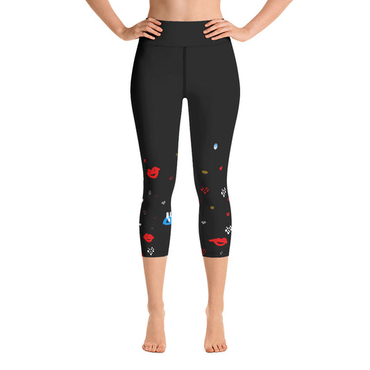 "Joy" High Waist  Capri Leggings