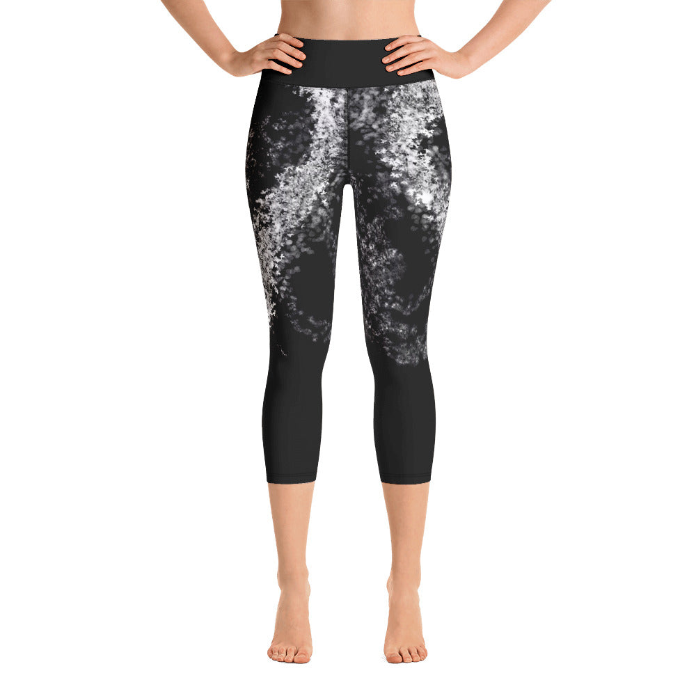 "Give love" Yoga Capri Leggings