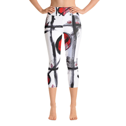 "Love wins" High Waist  Capri Leggings