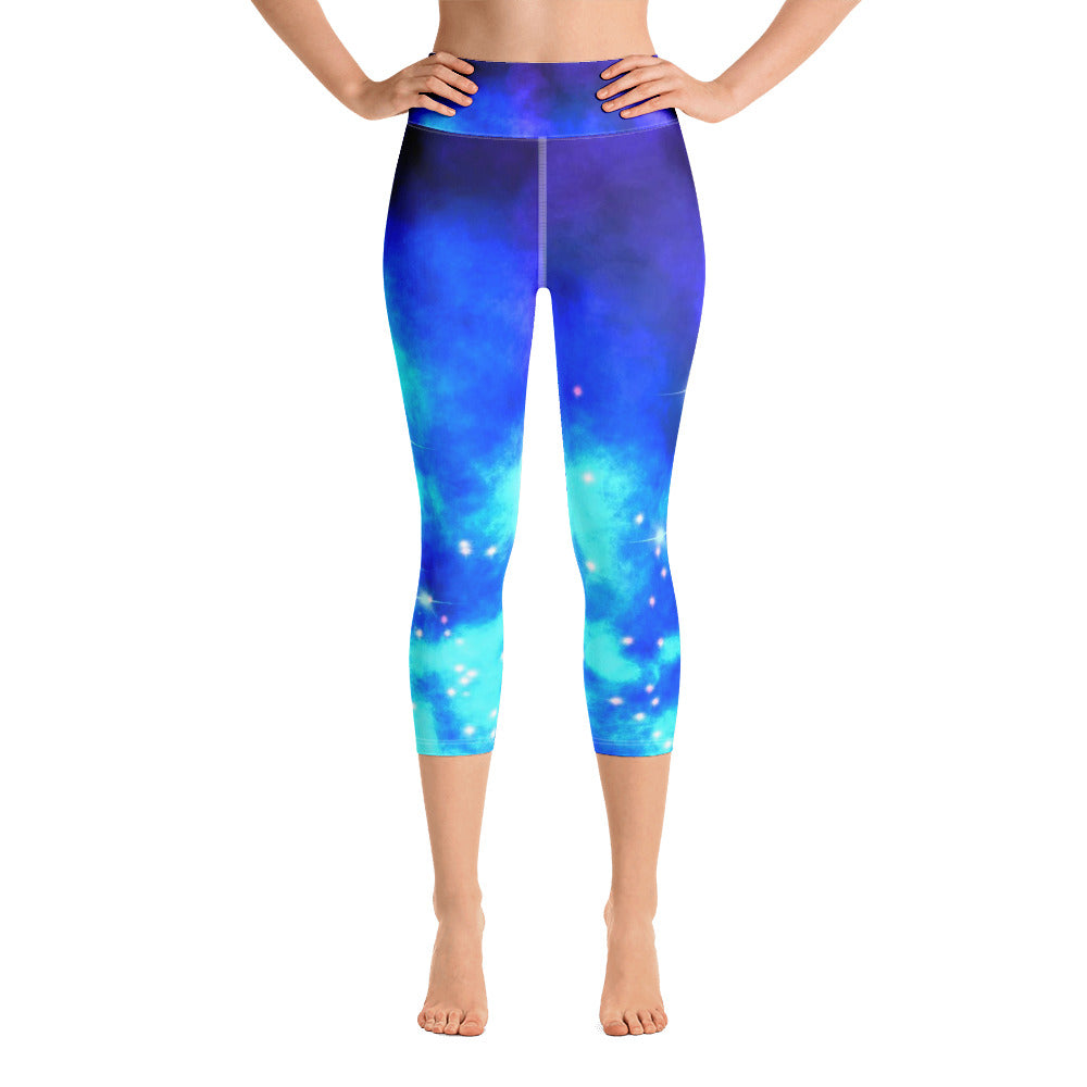 "You are magic" High Waist Capri Leggings