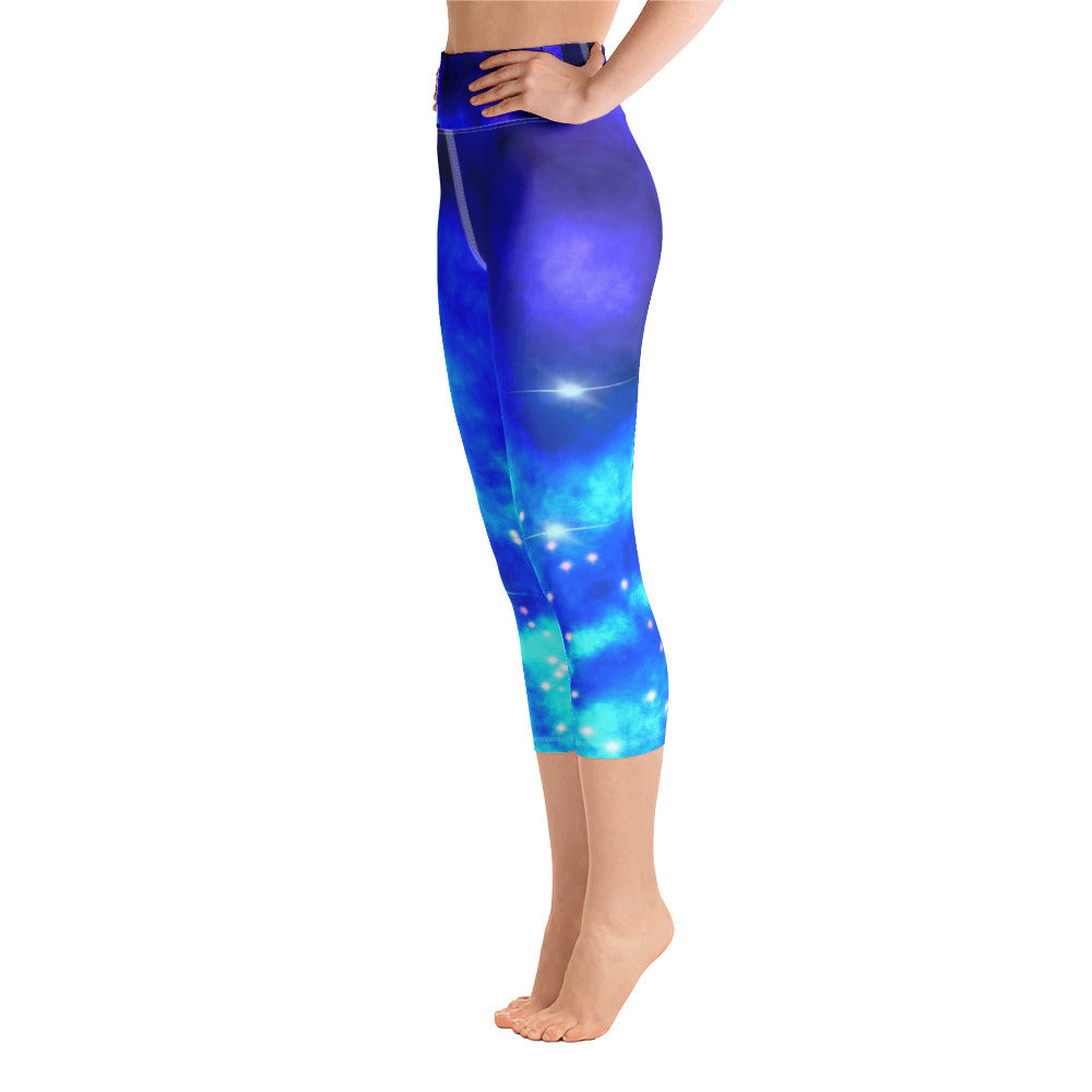 "You are magic" High Waist Capri Leggings