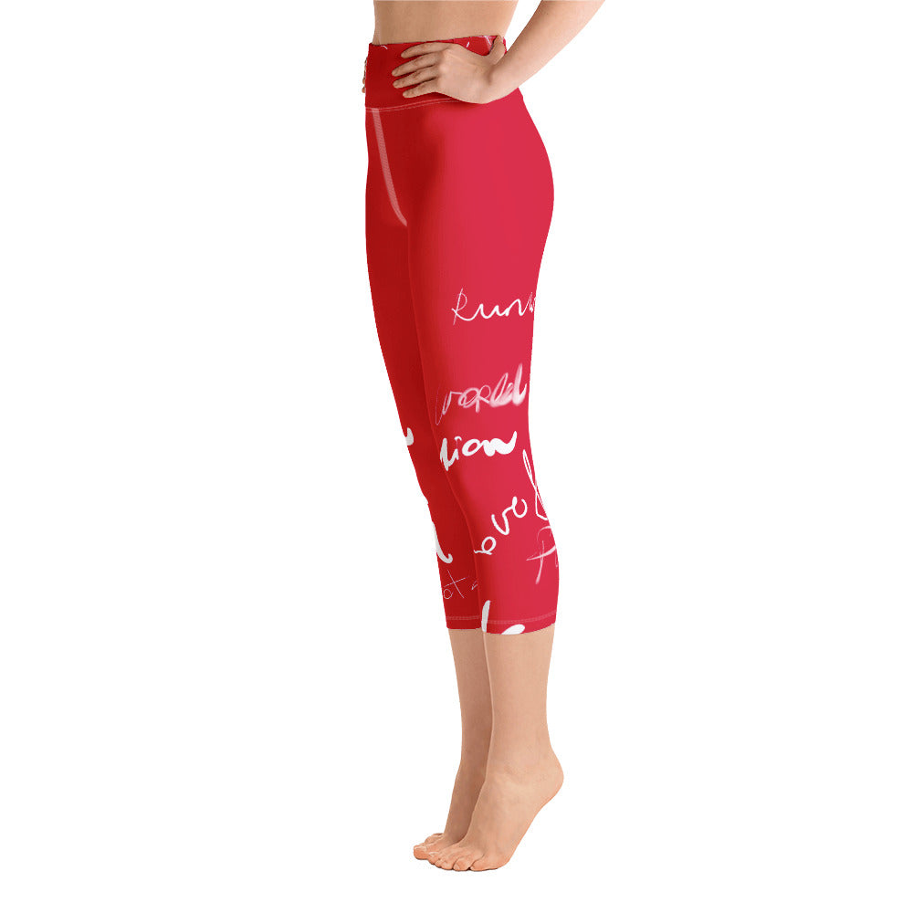 "Runway" Yoga Capri Leggings