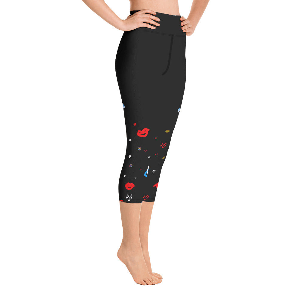 "Joy" High Waist  Capri Leggings