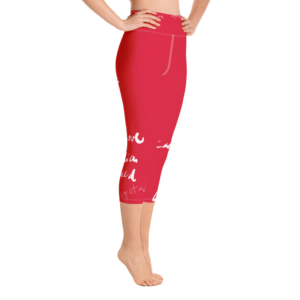 "Runway" Yoga Capri Leggings