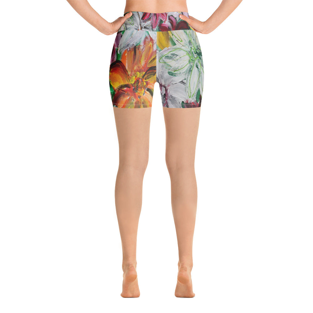 "Garden" Yoga Shorts