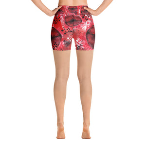"Kiss me" Yoga Shorts