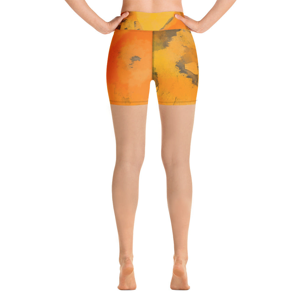 "I am the sun" Yoga Shorts