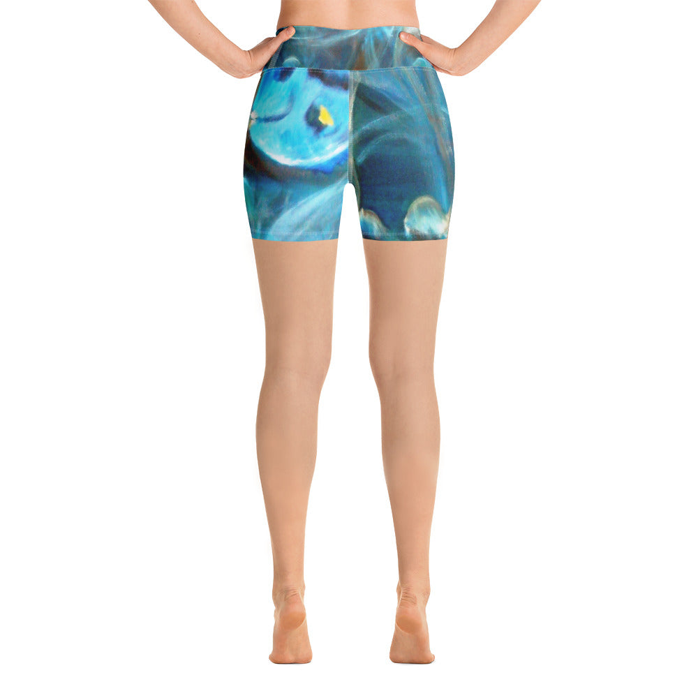 "Under the sea" Yoga Shorts