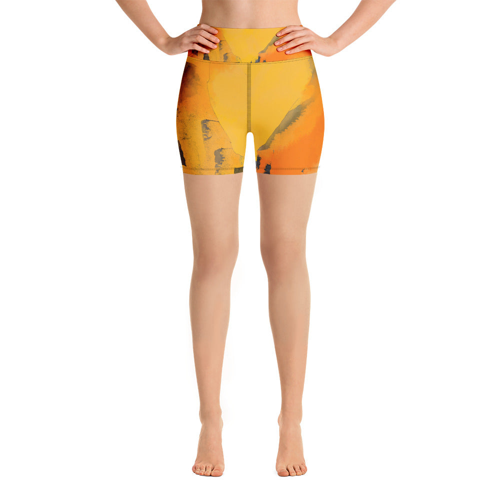 "I am the sun" Yoga Shorts