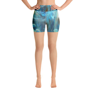 "Under the sea" Yoga Shorts