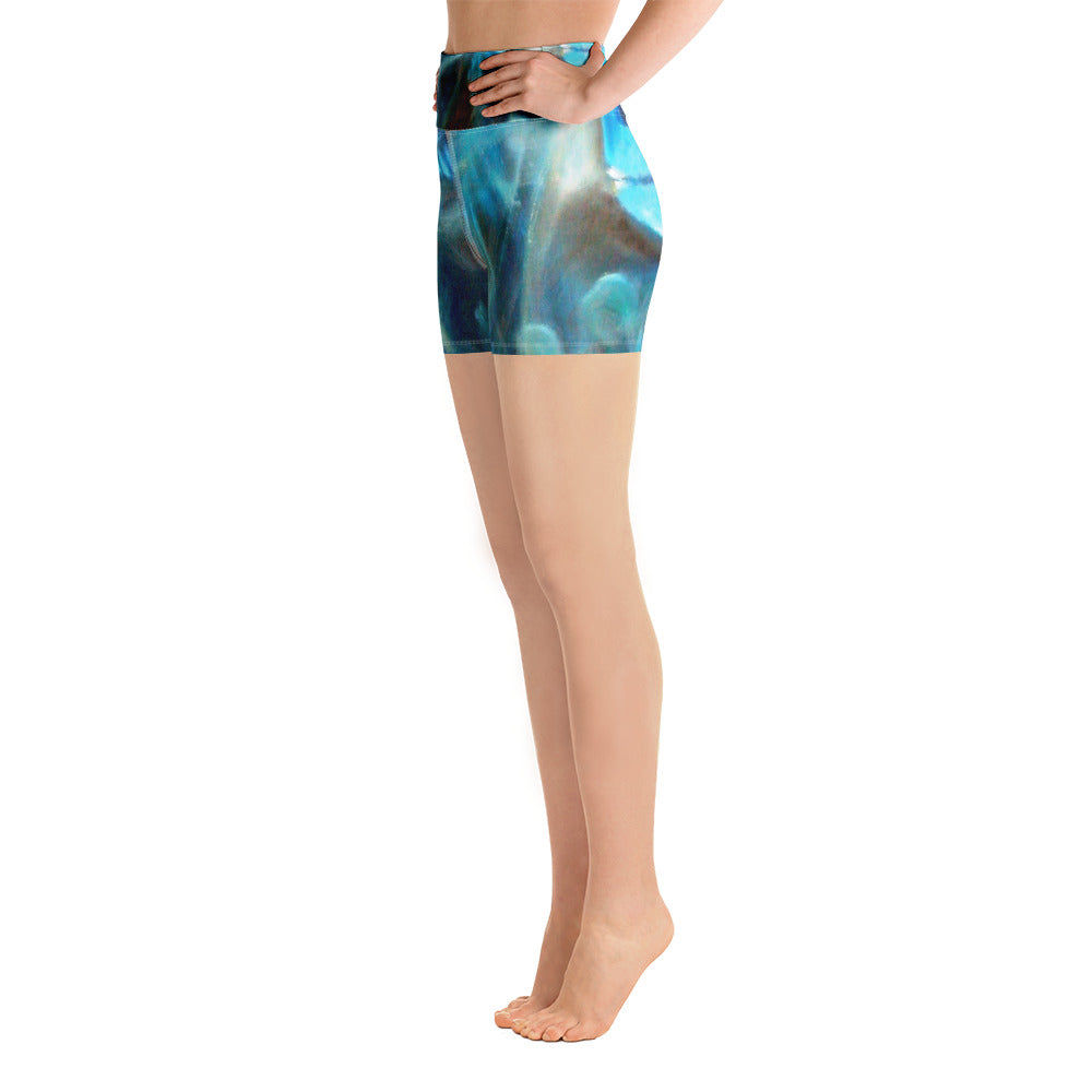 "Under the sea" Yoga Shorts