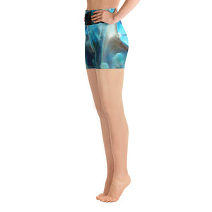 "Under the sea" Yoga Shorts