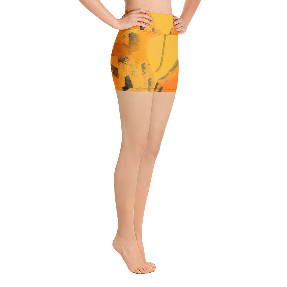 "I am the sun" Yoga Shorts