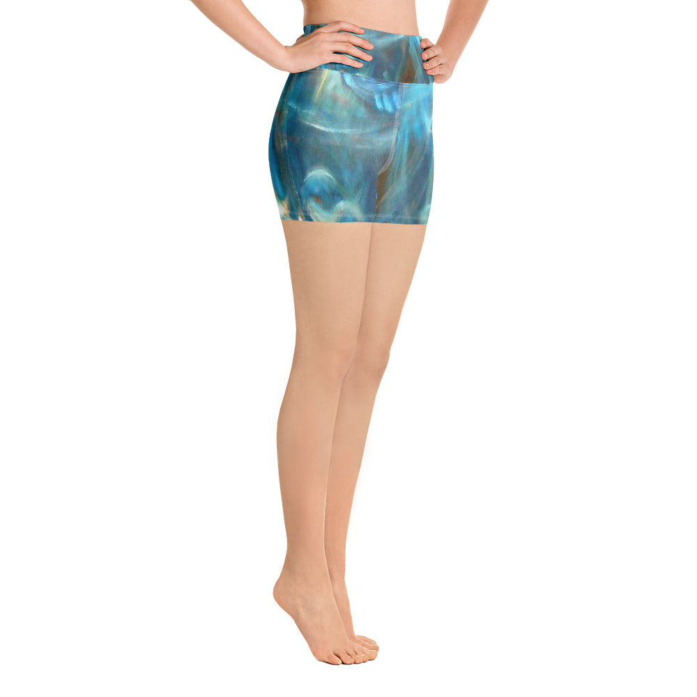 "Under the sea" Yoga Shorts