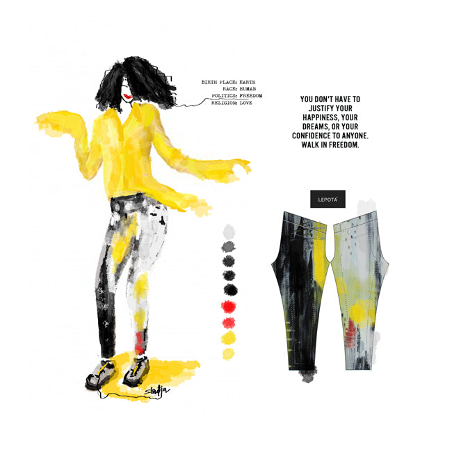 "Freedom" low waist leggings