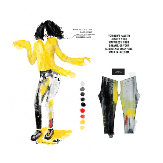 "Freedom" low waist leggings