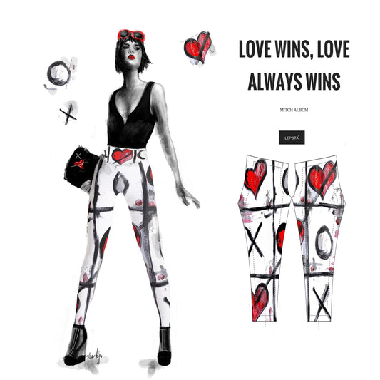 "Love Wins" Low waist Leggings