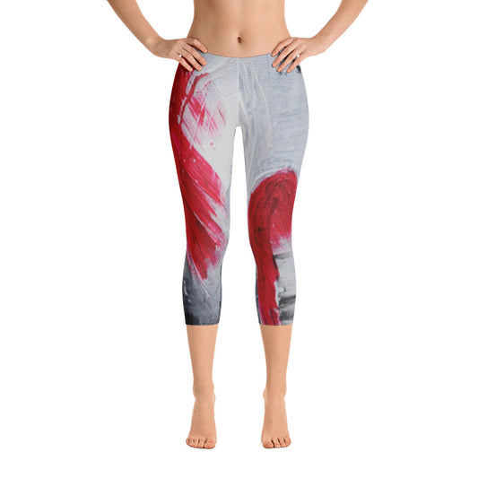 "Remember love" Capri Leggings